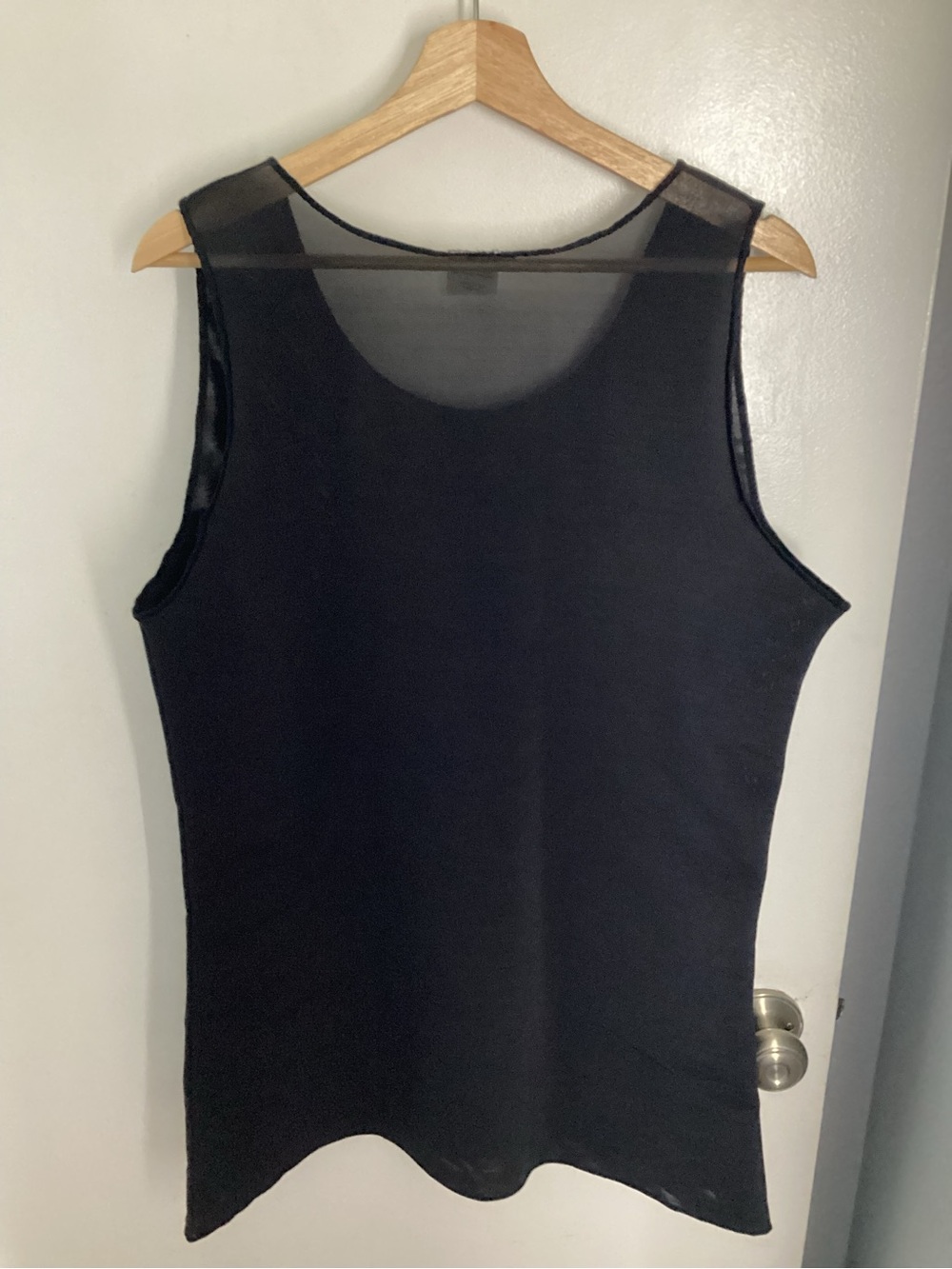 NWOT Black Scoop Neck Compression/Chest Binder Tank Top 2XL - Picture 7 of 9